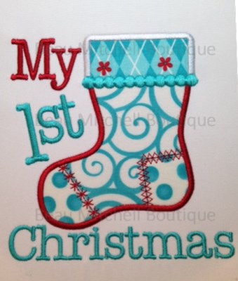 My 1st Christmas Stocking